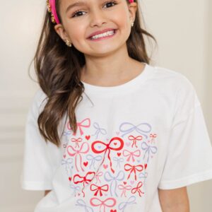 Tied Together Forever White Graphic Tee