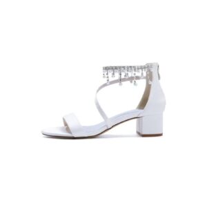 Alternative view of Strappy Heeled Sandals With Pearl And Crystal Embellishments